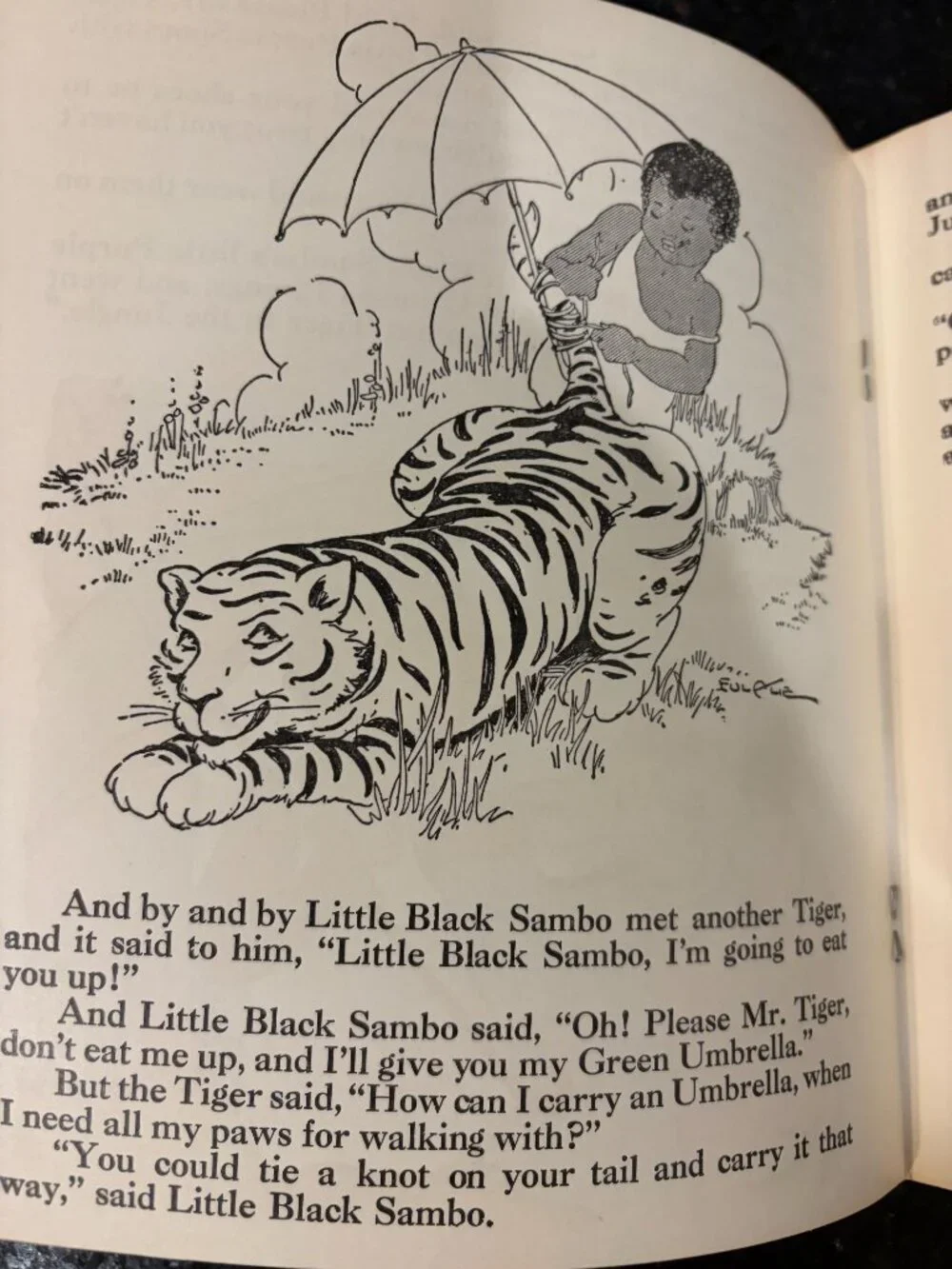 Antique 1932 Little Black Sambo Softcover Book Platt Munk No 3100-B